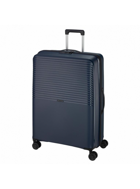 Cestovný kufor modrý plastový na 4 kolieskach D&N, TSA, 69 L - KozeneDoplnky.sk