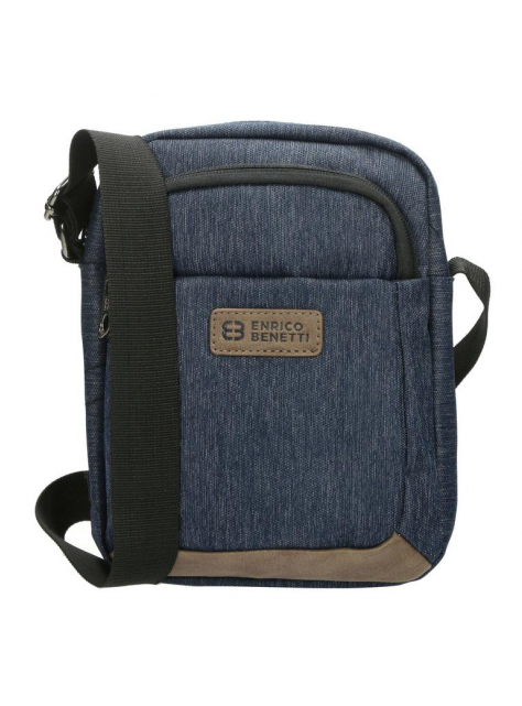 Textilná taška na tablet 20x16x6 ENRICO BENETTT modrá - KozeneDoplnky.sk