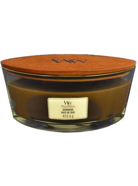 Sviečka s luxusnou vôňou WoodWick Oudwood 453,6 g - KozeneDoplnky.sk