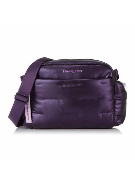 Luxusná puff fialová kabelka na rameno HEDGREN - KozeneDoplnky.sk