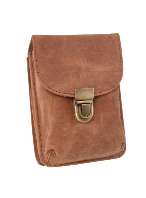 Puzdro na opasok do šírky 6 cm MERCUCIO tan - KozeneDoplnky.sk