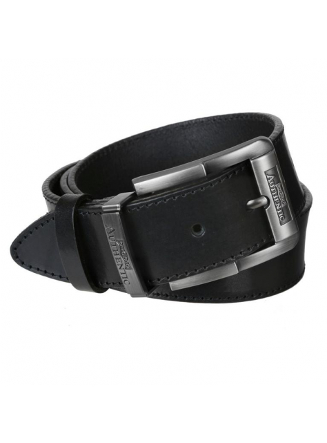 Čierny kožený opasok MERCUCIO Authentic 4 cm - KozeneDoplnky.sk