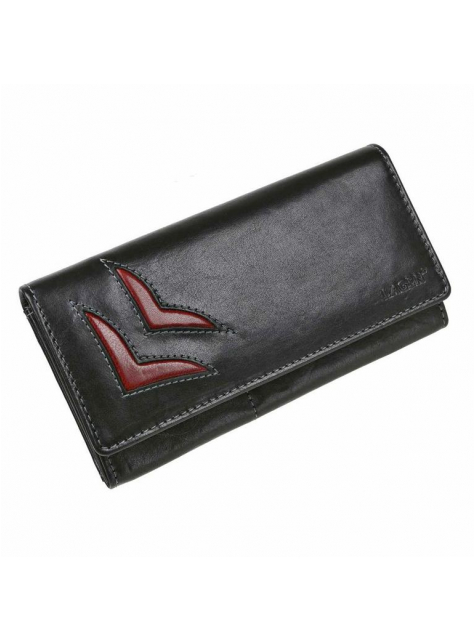 Luxusná dámska listová peňaženka LAGEN 6011/T čierna - KozeneDoplnky.sk