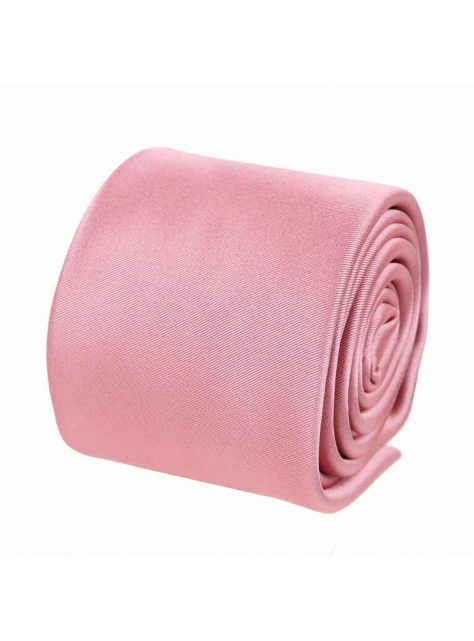 Kravata ORSI saténová staro-ružová 7 cm - KozeneDoplnky.sk