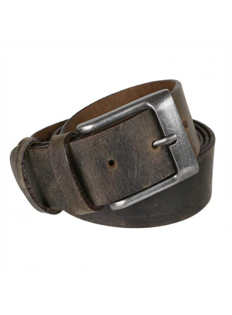 Opasok hnedý rustikálny z brúsenej kože MERCUCIO š. 3,8 cm - KozeneDoplnky.sk