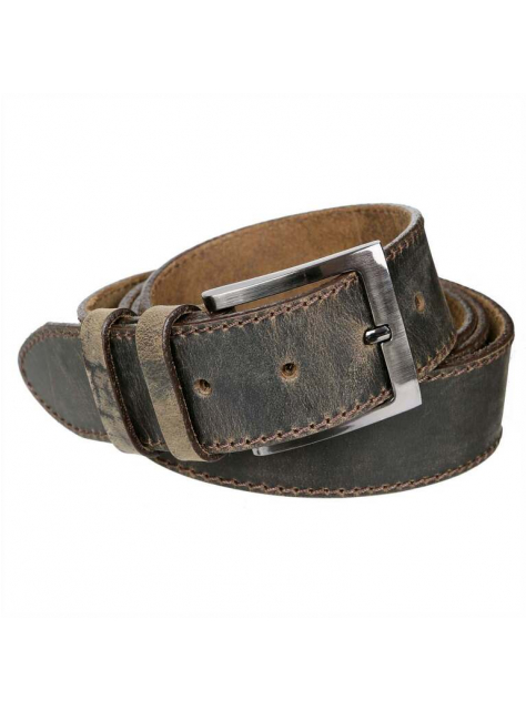 Pánsky opasok XXL z brúsenej kože MERCUCIO 3,8 cm - KozeneDoplnky.sk