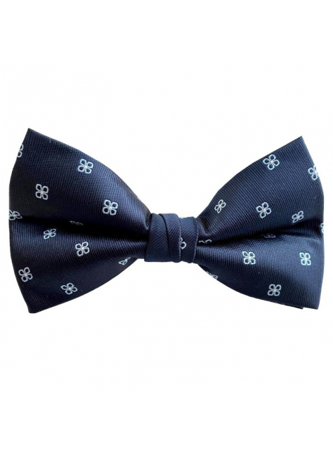 Exkluzívny pánsky motýlik tmavomodrý ORSI tkaný žakár  - KozeneDoplnky.sk