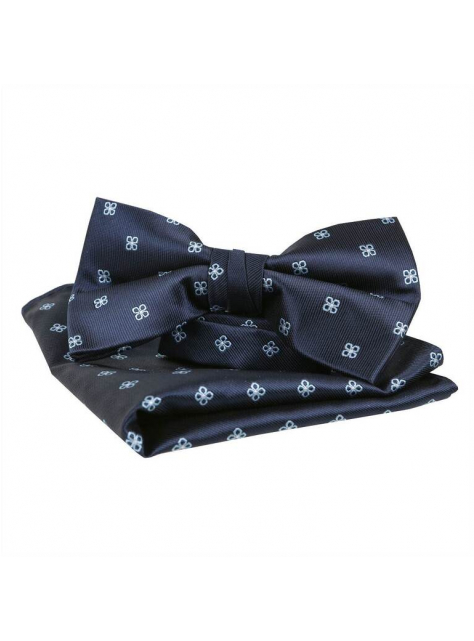 Súprava motýlik a vreckovka BUSINESS TIES modrý - KozeneDoplnky.sk