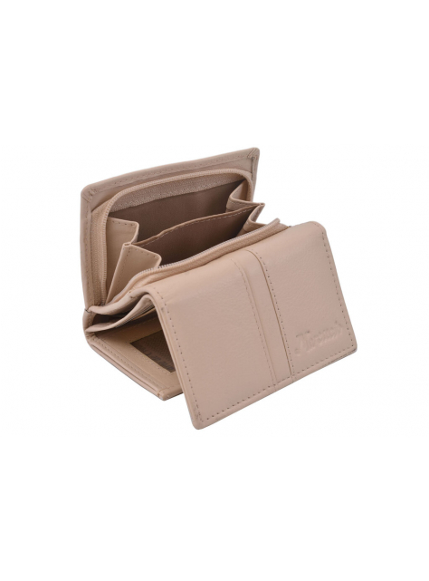 Malá dámska NAPPA kožená peňaženka MERCUCIO smotanová - KozeneDoplnky.sk