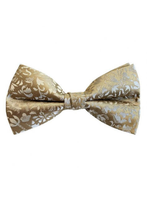 Pánsky elegantný motýlik ORSI béžový  - KozeneDoplnky.sk