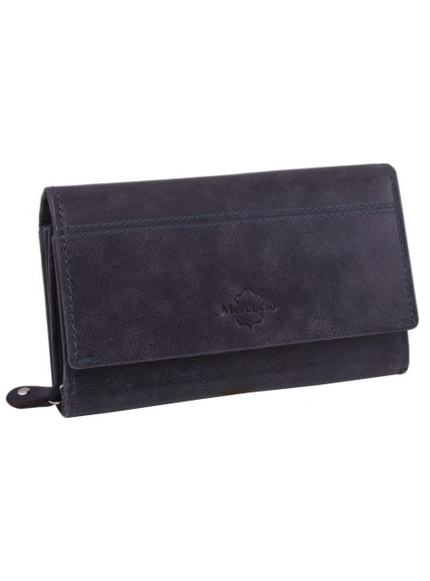 Modrá dámska peňaženka MERCUCIO 15 kariet - KozeneDoplnky.sk