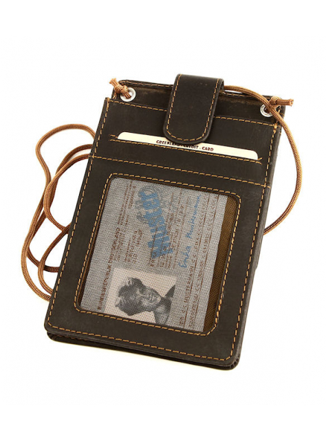 Cestovná peňaženka TRAVEL RFID na krk GreenLand - KozeneDoplnky.sk