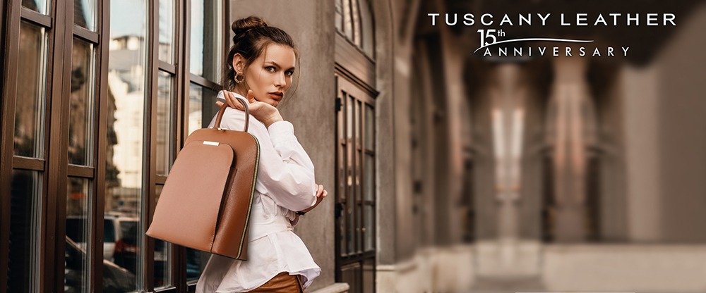 Krásna kabelka od Tuscany leather. Koža ktorej je tažko odolať.