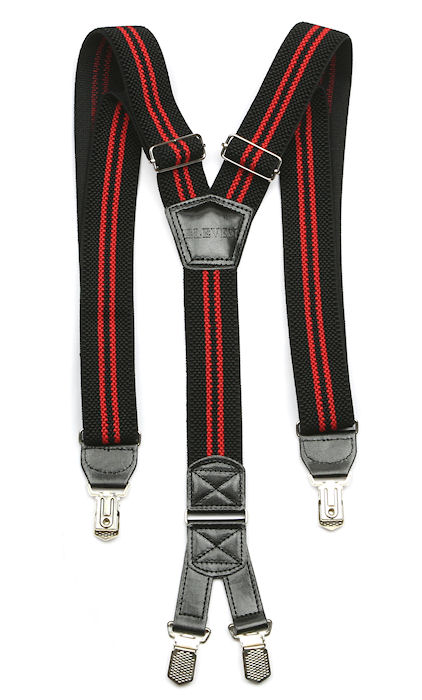 Pánske čierno-červené športové traky