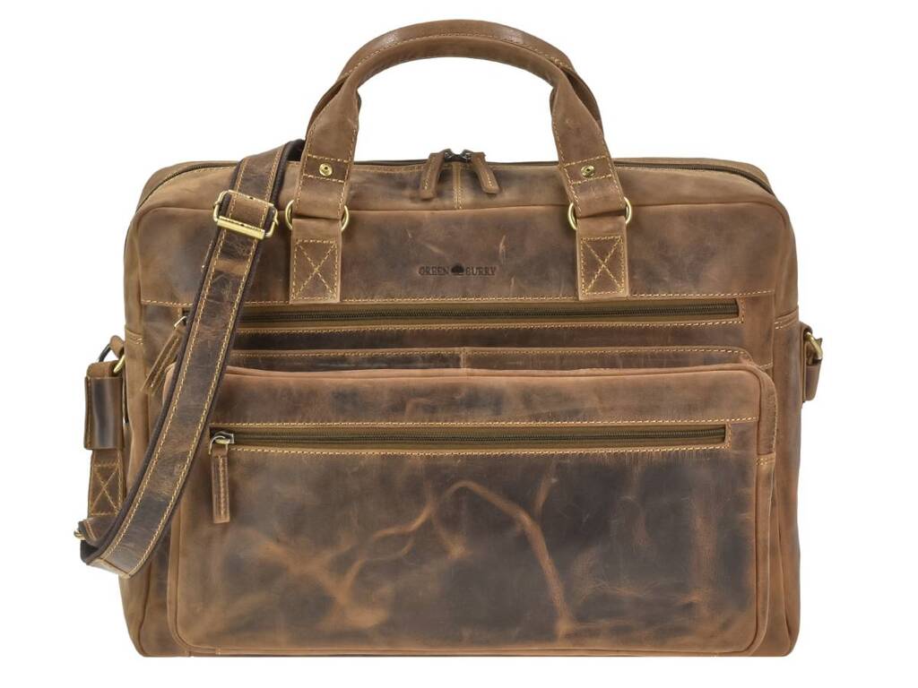 Kožená taška na notebook GreenBurry Office 42 x 31 x 21