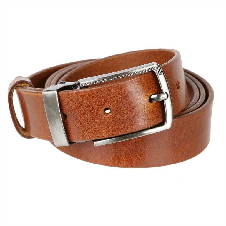 Kožený opasok športovo-elegantný MERCUCIO 2,8 cm 120
